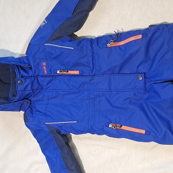 Kamik Boys/Girls Snow/Ski Suit. Size 3. Blue With Orange. - Picture 4 of 16